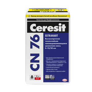 Ceresit CN 76, Масса растекающаяся (от 4 до 15 / 50 мм), 25кг