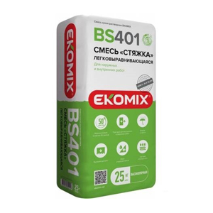 Ekomix BS 401, "Стяжка", 25кг
