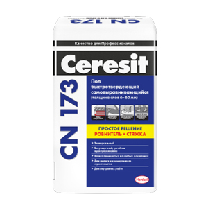 Ceresit CN 173, Самовыравнивающийся наливной пол (от 6 до 60 мм), 20кг