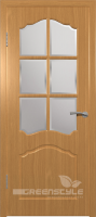 Межкомнатная дверь GLSigma 32 Решетка Миланский орех