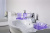 ХFX-80-79 Дозатор для жидкого мыла GLADY фиолетовый, термопластик 6\36
